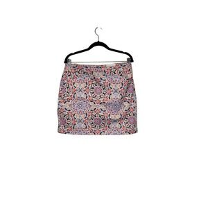Croft & Barrow Skort‎ Womens 10P Regular Mid-Rise Floral Print Stretch NWT